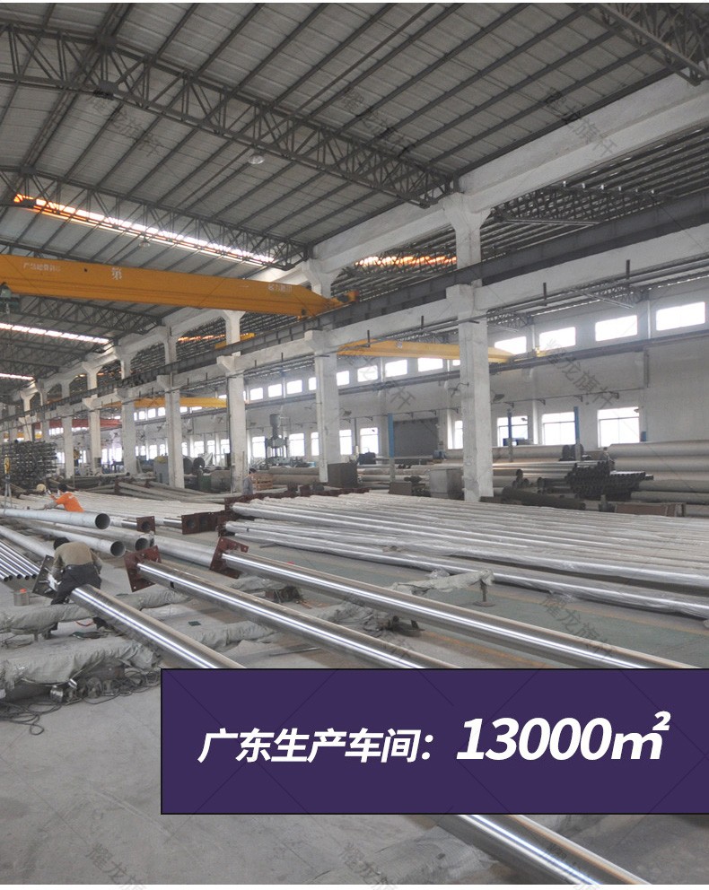 耀龍南通工廠60米旗桿